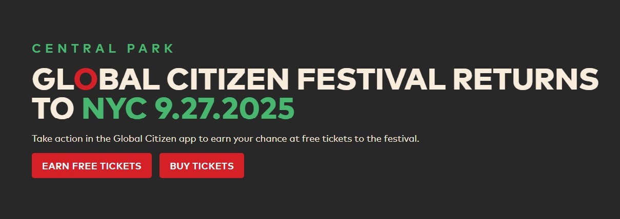 Global Citizen Festival NYC 2025 — details, lineup, tickets